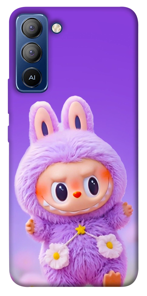 Чохол Labubu purple для TECNO Pop 5 LTE