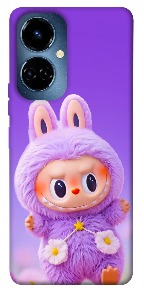 Чехол Labubu purple для TECNO Camon 19 Pro (CI8n)
