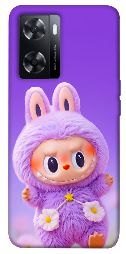 Чохол Labubu purple для Oppo A57s