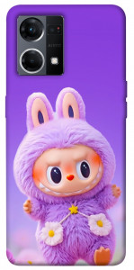 Чехол Labubu purple для Oppo Reno 7 4G
