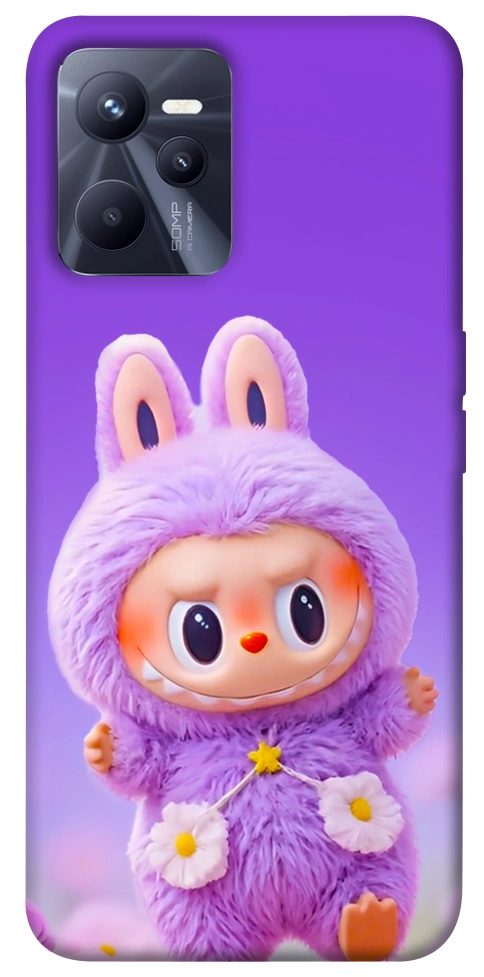 Чохол Labubu purple для Realme C35