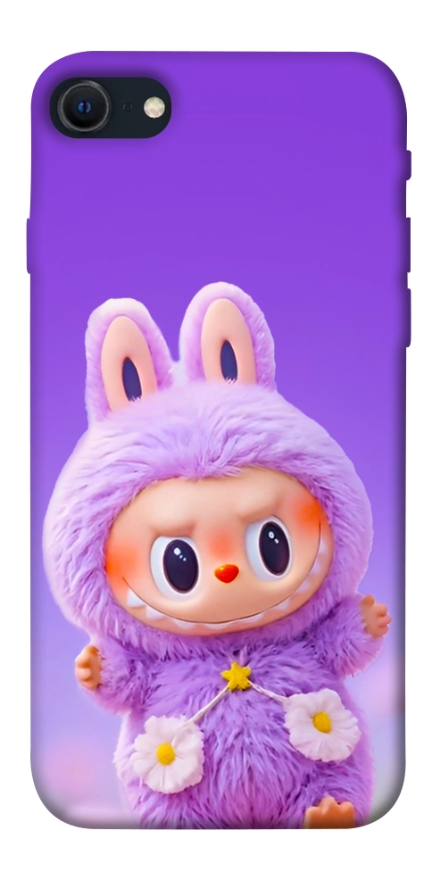 Чехол Labubu purple для iPhone SE (2022)