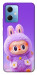 Чехол Labubu purple для Xiaomi Redmi Note 12 5G