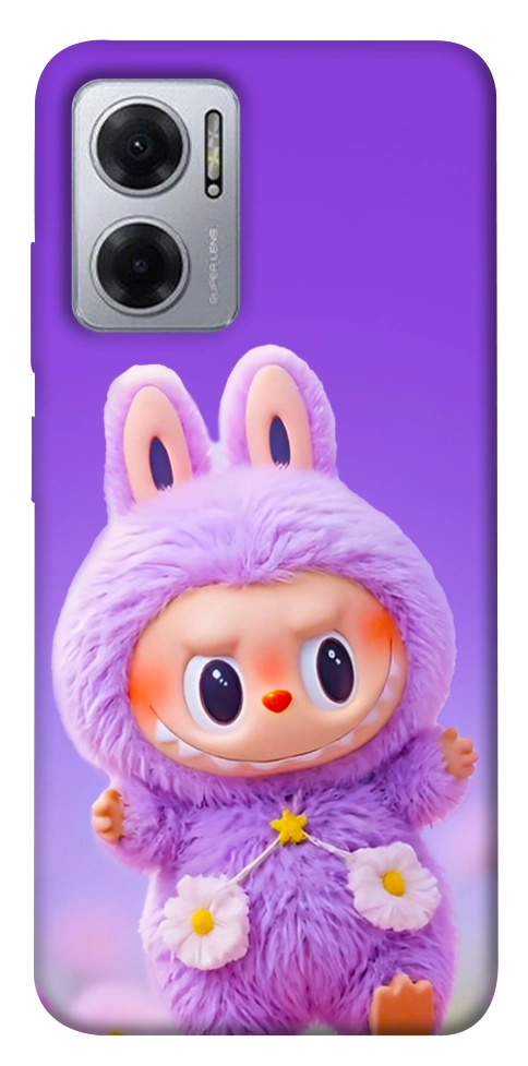 Чехол Labubu purple для Xiaomi Redmi Note 11E