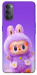 Чехол Labubu purple для Oppo Reno 4