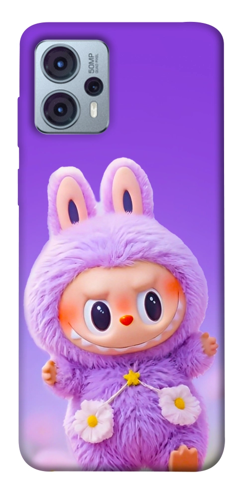 Чехол Labubu purple для Motorola Moto G23