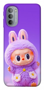 Чехол Labubu purple для Motorola Moto G31