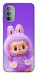 Чохол Labubu purple для Motorola Moto G31