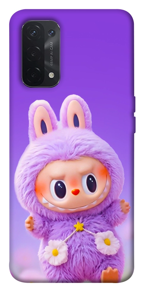 Чехол Labubu purple для Oppo A74 5G
