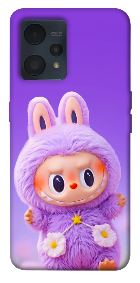 Чехол Labubu purple для Realme 9 Pro+