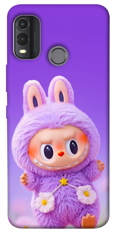 Чехол Labubu purple для Nokia G11 Plus