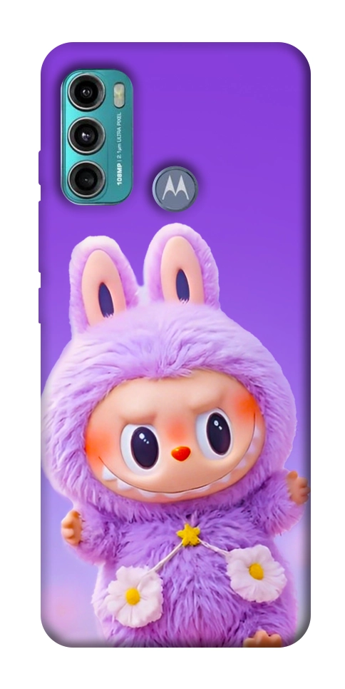 Чехол Labubu purple для Motorola Moto G60