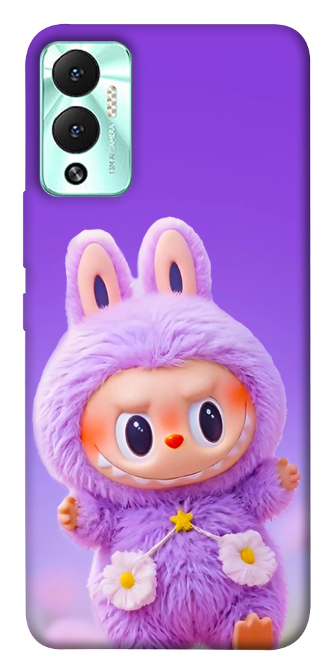 Чохол Labubu purple для Infinix Hot 12 Play