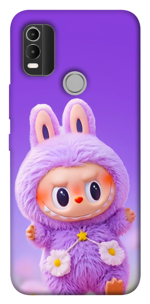 Чехол Labubu purple для Nokia C21 Plus