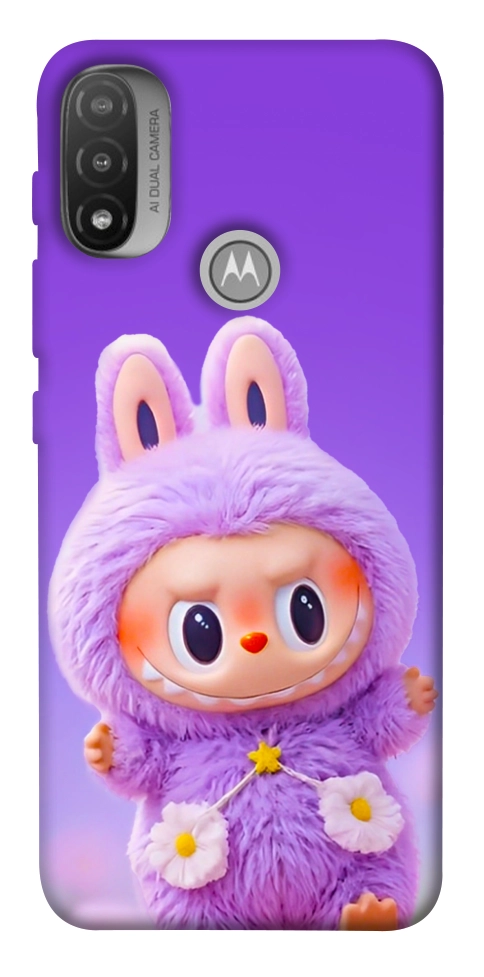 Чехол Labubu purple для Мotorola Moto E20