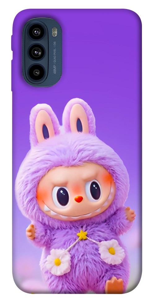 Чехол Labubu purple для Motorola Moto G41