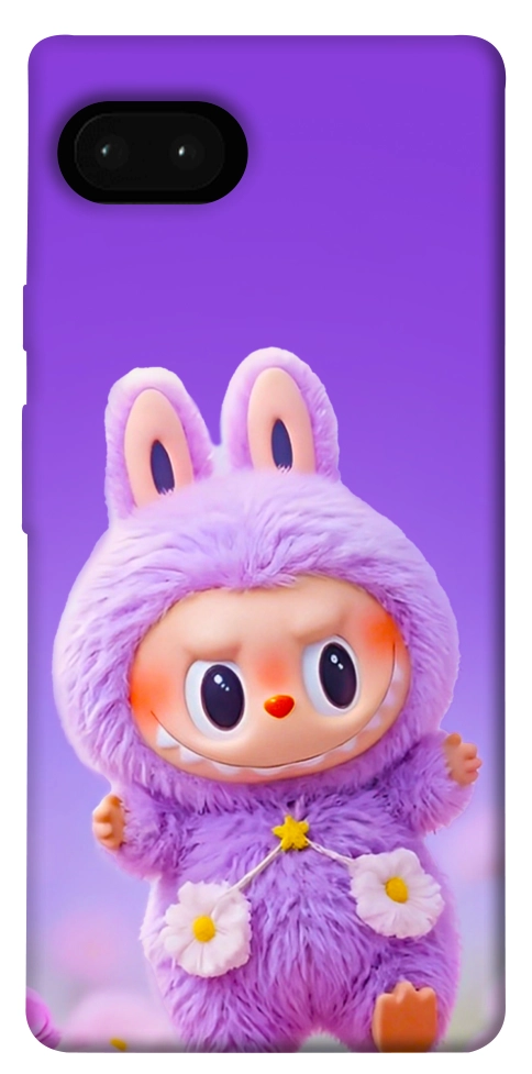 Чехол Labubu purple для Google Pixel 7A