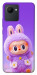 Чехол Labubu purple для Realme C30s