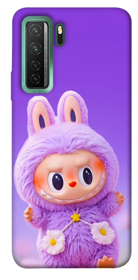 Чехол Labubu purple для Huawei nova 7 SE