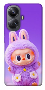 Чехол Labubu purple для Realme 10 Pro+