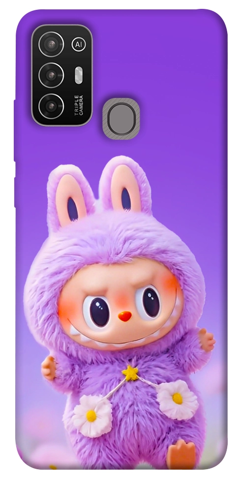 Чехол Labubu purple для ZTE Blade A52