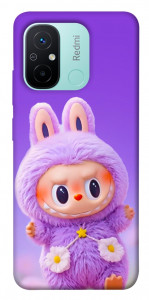 Чохол Labubu purple для Xiaomi Redmi 12C