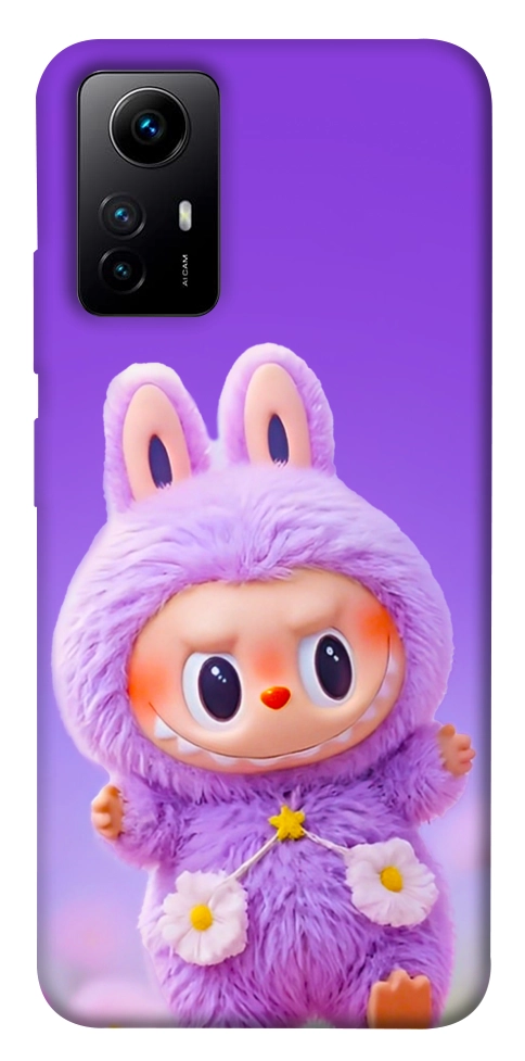 Чехол Labubu purple для Xiaomi Redmi Note 12S