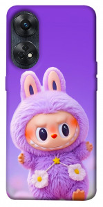 Чохол Labubu purple для Oppo Reno 8 T 4G