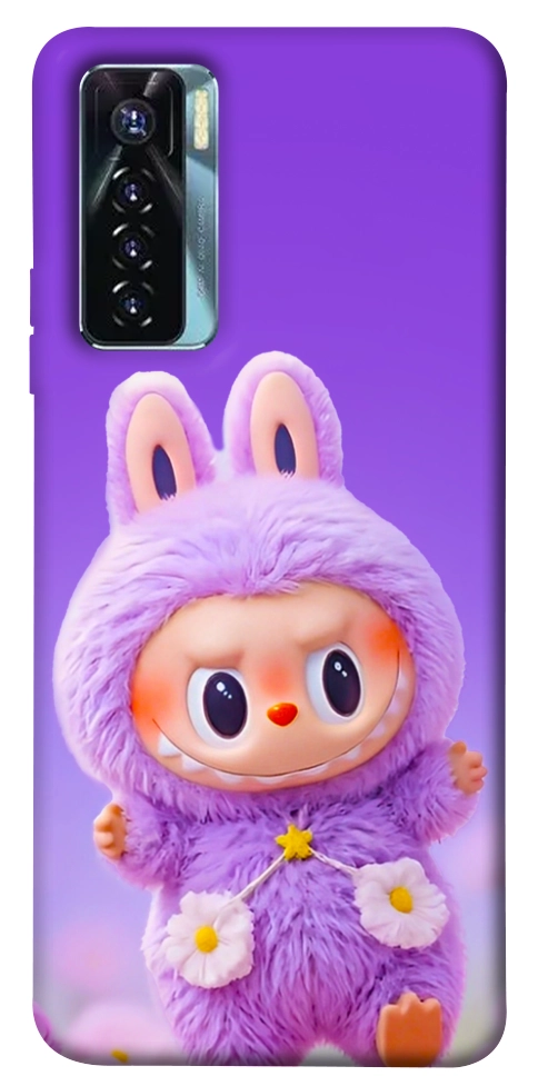 Чехол Labubu purple для TECNO Camon 17 Pro