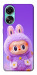Чохол Labubu purple для Oppo A78 4G