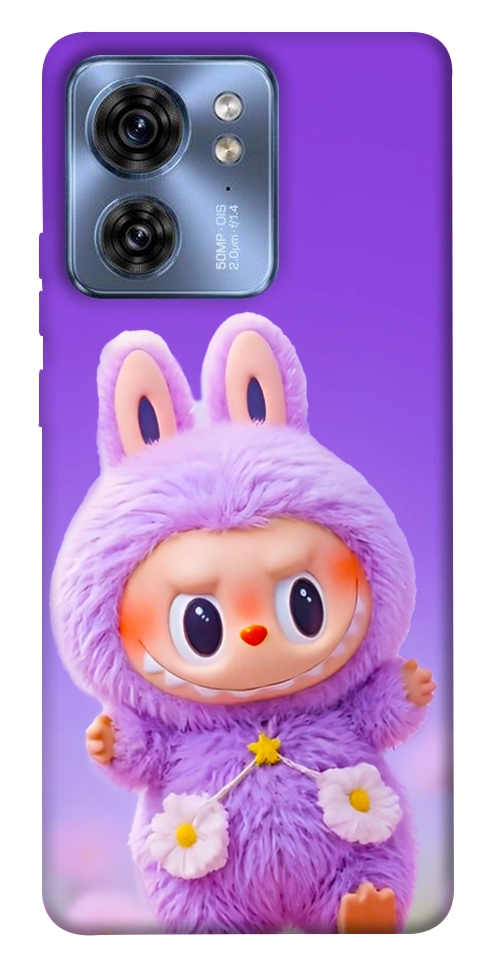 Чохол Labubu purple для Motorola Edge 40