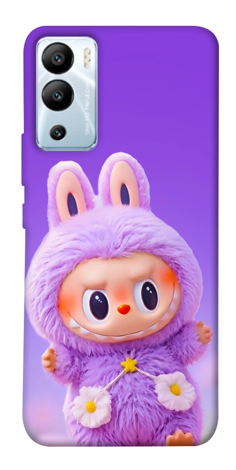 Чохол Labubu purple для Infinix Hot 12i