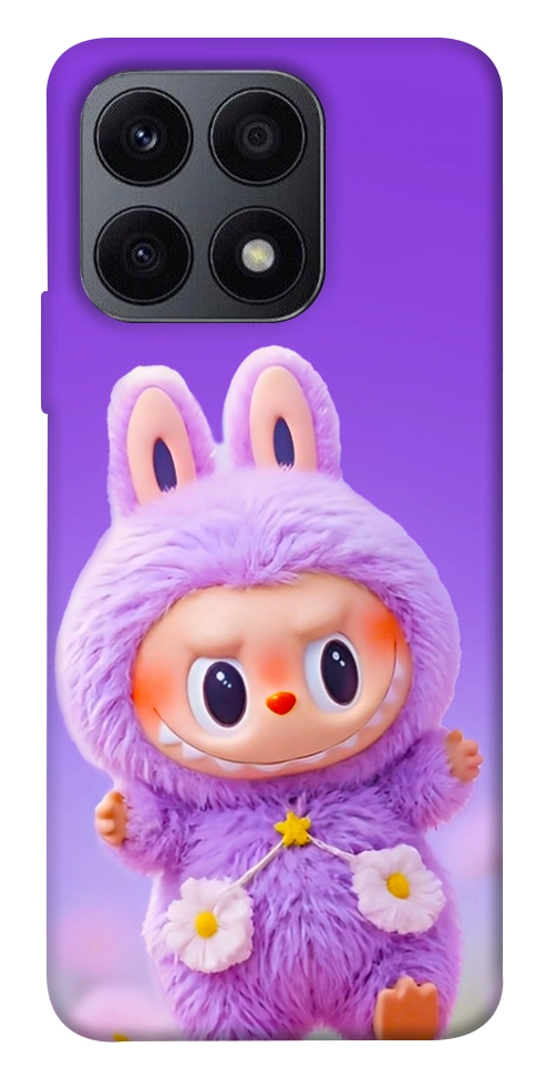 Чехол Labubu purple для Huawei Honor X8a