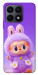Чехол Labubu purple для Huawei Honor X8a