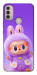 Чехол Labubu purple для Motorola Moto E30