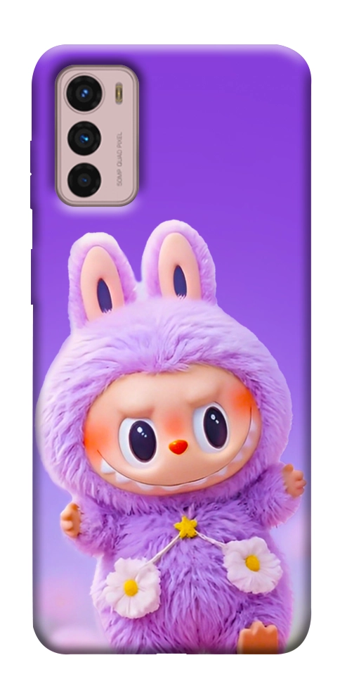 Чехол Labubu purple для Motorola Moto G42