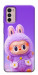 Чехол Labubu purple для Motorola Moto G42