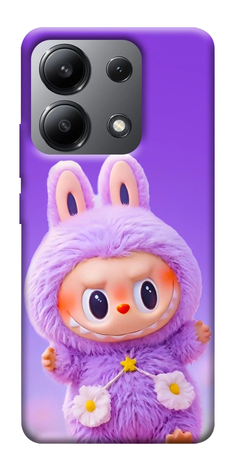 Чохол Labubu purple для Xiaomi Redmi Note 13 4G