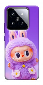 Чехол Labubu purple для Xiaomi 14 Pro
