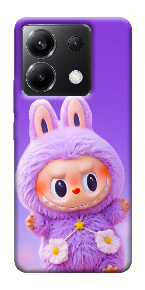 Чехол Labubu purple для Xiaomi Poco X6