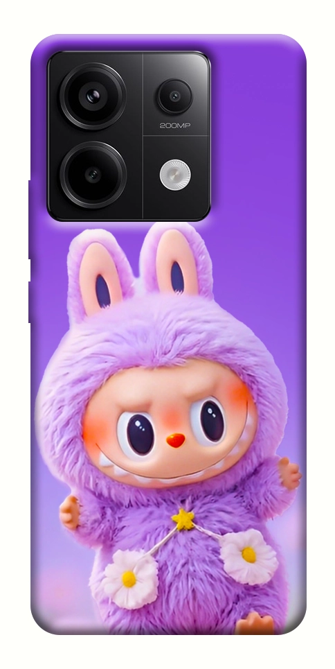 Чехол Labubu purple для Xiaomi Redmi Note 13 Pro 4G