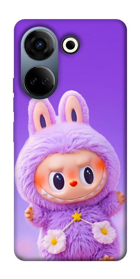 Чехол Labubu purple для TECNO Camon 20 Pro (CK7n)