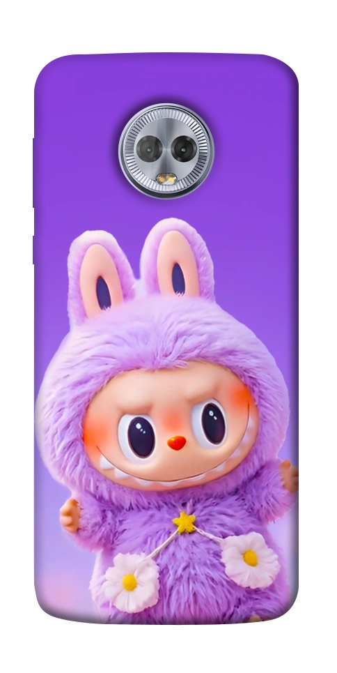 Чохол Labubu purple для Motorola Moto G6 Plus