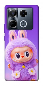 Чохол Labubu purple для Infinix Note 40 Pro 4G