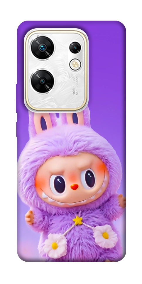 Чехол Labubu purple для Infinix Zero 30 4G