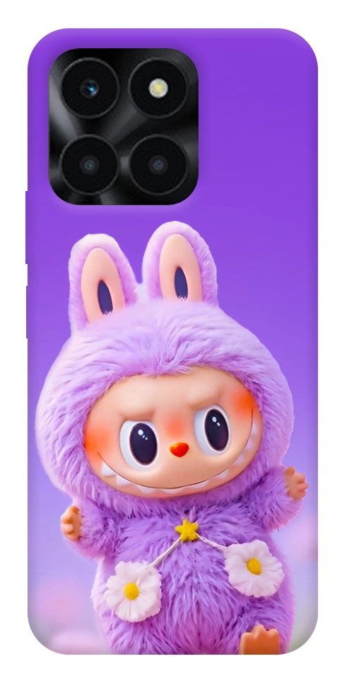 Чохол Labubu purple для Huawei Honor X6a