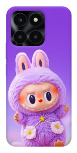 Чехол Labubu purple для Huawei Honor X6a