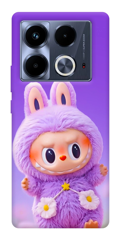 Чохол Labubu purple для Infinix Note 40 4G