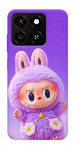 Чехол Labubu purple для ZTE Blade A35 4G