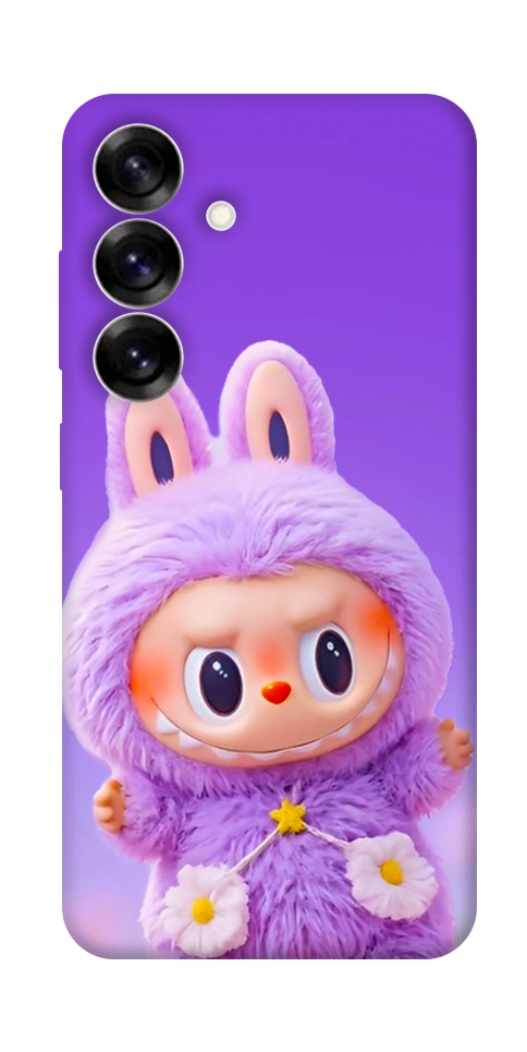Чохол Labubu purple для Galaxy S25